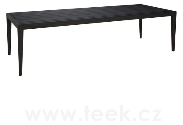 Manutti Teakový jídelní stůl Sunrise, Manutti, obdélníkový 285x110x76 cm, rám brushed teak