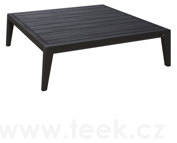 Manutti Teakový konferenční stolek Sunrise, Manutti, čtvercový 120x120x35 cm, rám brushed teak