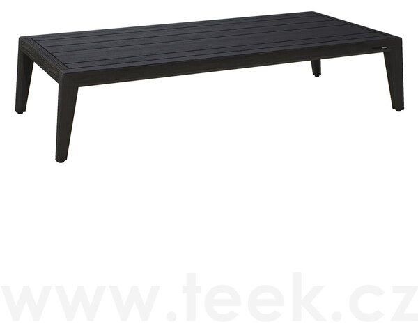 Manutti Teakový konferenční stolek Sunrise, Manutti, obdélníkový 165x74x35 cm, rám brushed teak