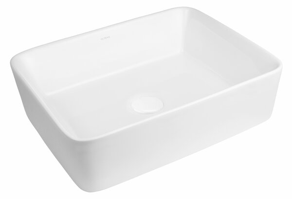 Oltens Forde umyvadlo 48x37 cm obdélníkový na pult bílá 40314000