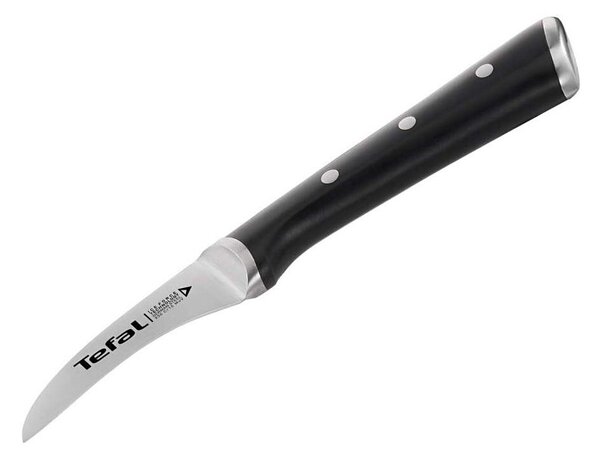Tefal - Nerezový nůž vykrajovací ICE FORCE 7 cm chrom/černá