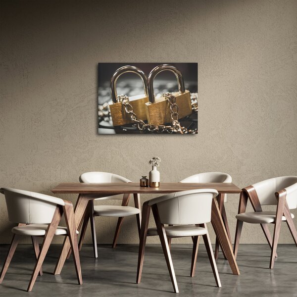 Obraz dvou zámků (70x50 cm)