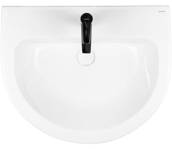 Oltens Jog umyvadlo 61x49 cm polokulatý klasický bílá 41001000