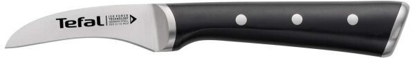 Tefal - Nerezový nůž vykrajovací ICE FORCE 7 cm chrom/černá