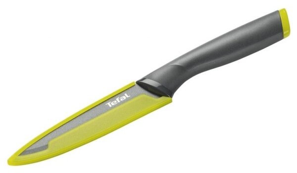 Tefal - Nerezový nůž univerzální FRESH KITCHEN 12 cm šedá/zelená