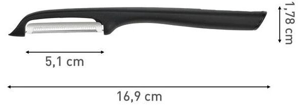 Tefal - Kuchyňská škrabka COLORFOOD 17 cm černá