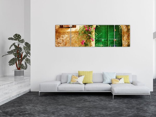 Obraz starých dveří (170x50 cm)