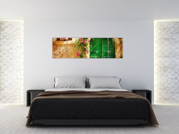 Obraz starých dveří (170x50 cm)