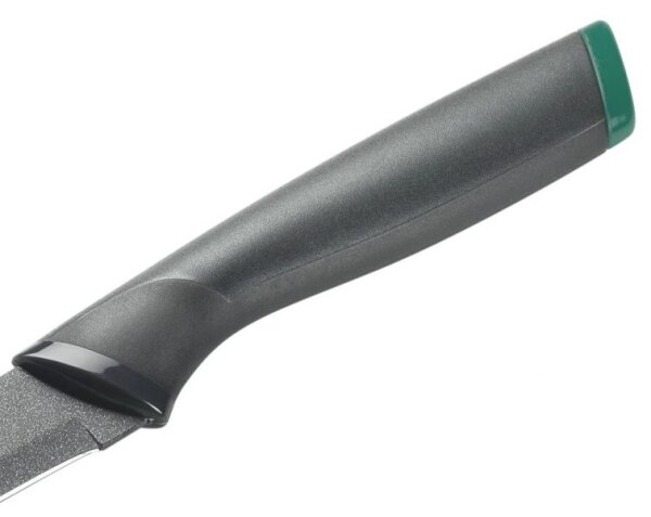 Tefal - Nerezový nůž vykrajovací FRESH KITCHEN 9 cm šedá/zelená
