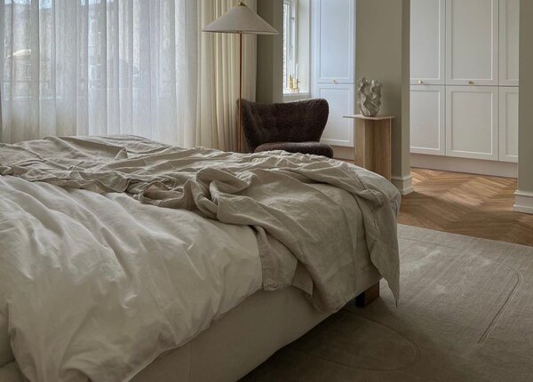 Linie Design Vlněný koberec Cursive Expanse Beige, béžový Barva: Beige (béžová), Rozměr: 140x200 cm
