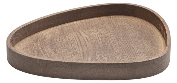 LIND DNA Dřevěný podnos Curve Smoked - Large LND117