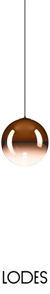 Lodes Designové závěsné LED svítidlo RANDOM SOLO, 1W, ø 10 cm, CRI90 Teplota světla: 2700K, Barva stínidla: Transparentní, Barva kabelu: transparentní