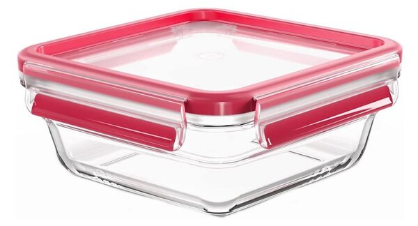 Tefal - Dóza na potraviny 0,8 l MSEAL GLASS červená/sklo