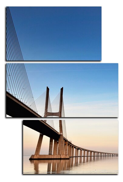 Obraz na plátně - Most Vasco da Gama - obdélník 7245D (105x70 cm)