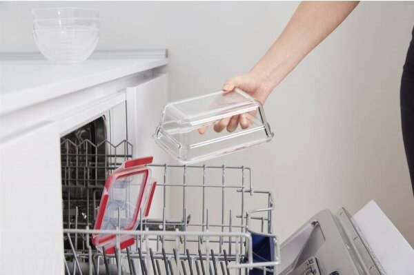 Tefal - Dóza na potraviny 0,85 l MSEAL GLASS červená/sklo