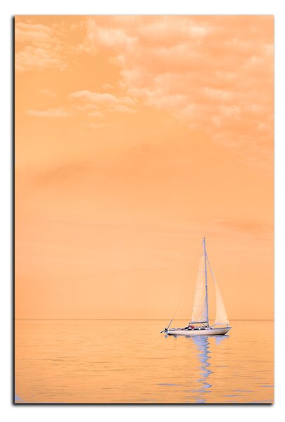 Obraz na plátně - Plachetnice na moři - obdélník 7248FA (60x40 cm)