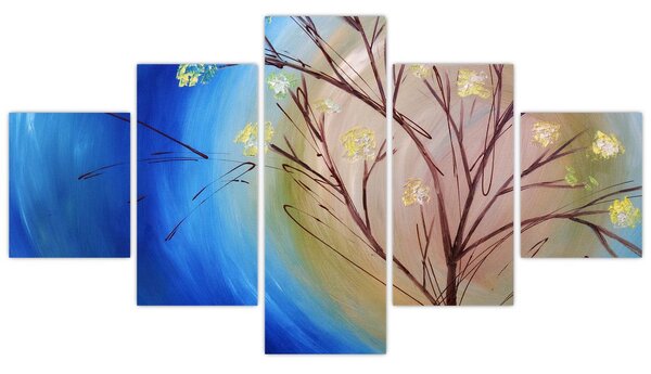 Obraz - Strom zakrývající slunce (125x70 cm)