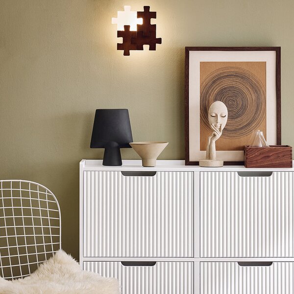 SoBuy FSR177-L-W Vyklápěcí botník se 4 dvířky Botník Úzký botník Bílá 100x91x19 cm