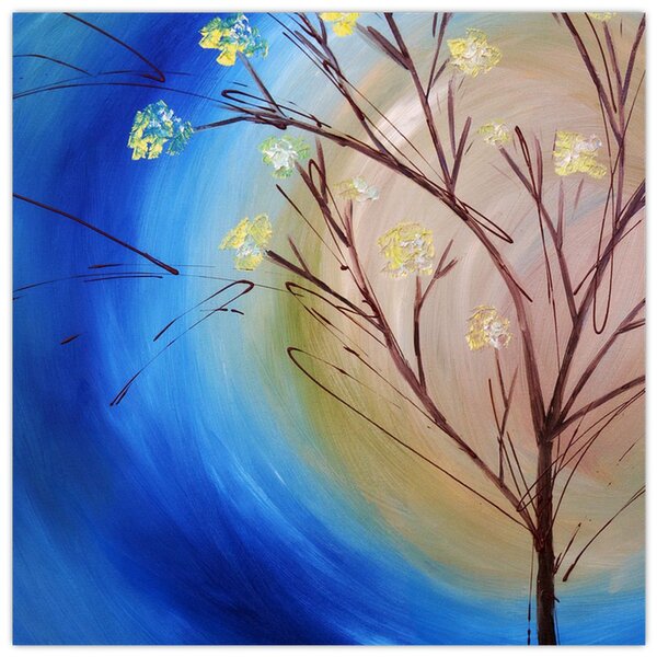 Obraz - Strom zakrývající slunce (30x30 cm)