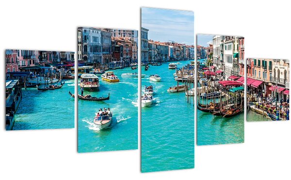 Obraz - Canal Grande, Benátky, Itálie (125x70 cm)