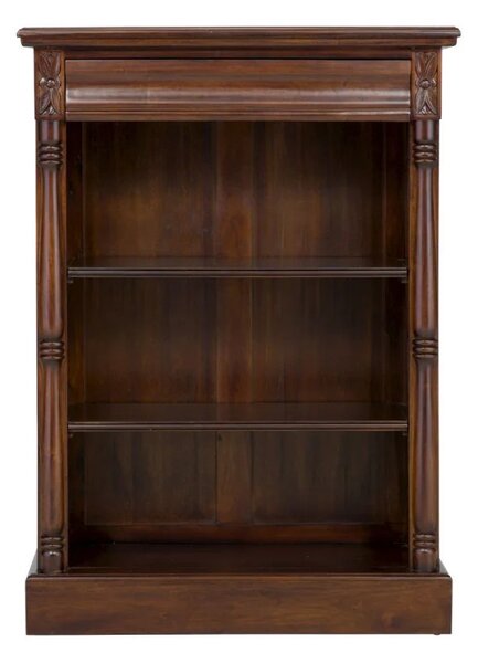 Sob nábytek - Dřevěná knihovna Oxford 120 cm mahagon - F0A00000932W