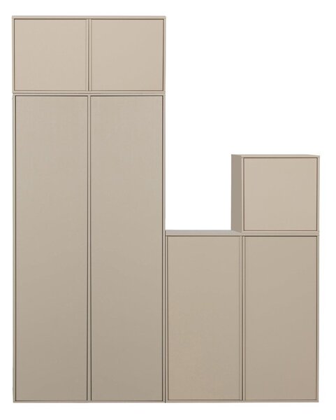 Krémová modulární skříň z borovicového dřeva 50x200 cm Daily – vtwonen