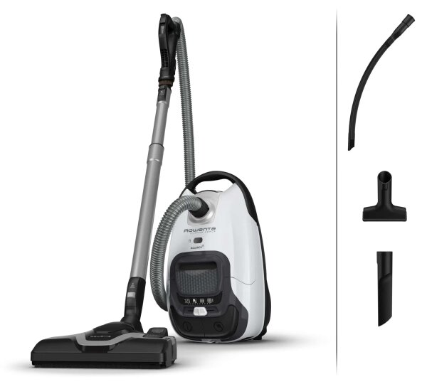 Rowenta - Sáčkový vysavač SILENCE FORCE ALLERGY+ 4,5l 400W/230V černá/bílá
