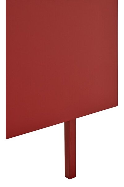 Červená nízká komoda v dekoru dubu 110x85 cm Arista – Teulat