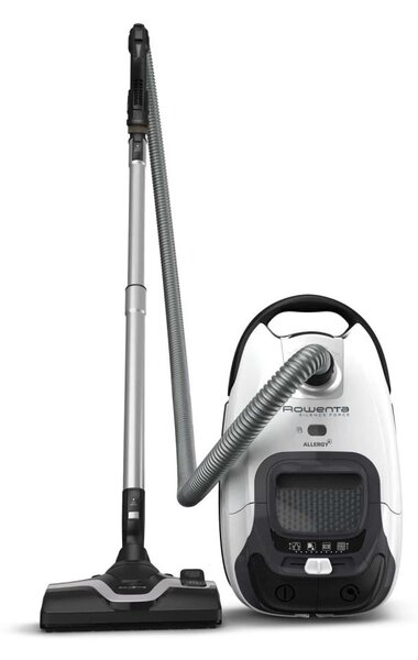 Rowenta - Sáčkový vysavač SILENCE FORCE ALLERGY+ 4,5l 400W/230V černá/bílá
