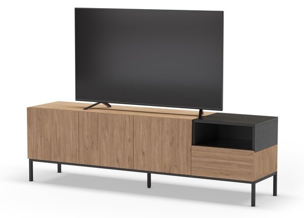 TV stolek v přírodní barvě 180x55 cm Cailin – Marckeric