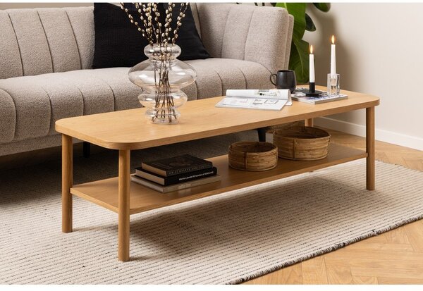 Konferenční stolek v dekoru dubu v přírodní barvě 50x150 cm Banbury – Actona