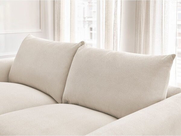 Krémová rozkládací pohovka 214 cm Ernest – Bobochic Paris