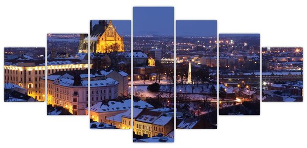Obraz - Katedrála sv. Petra a Pavla, Brno, Česká Republika (210x100 cm)