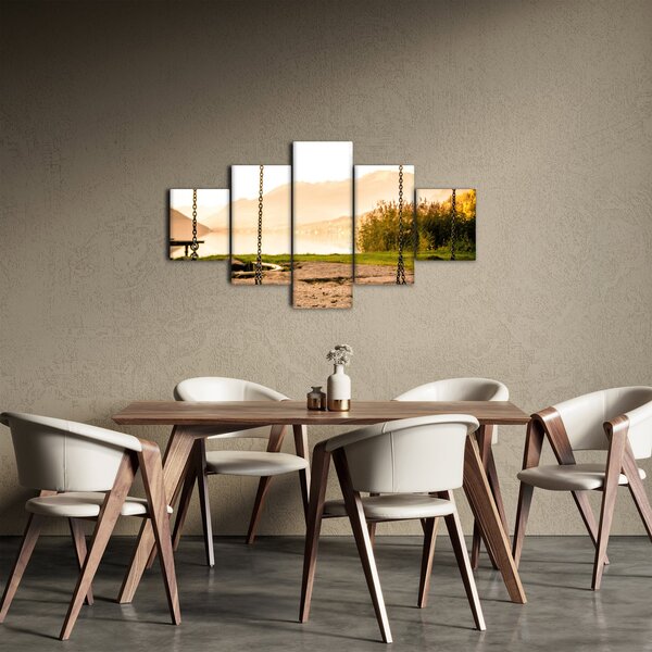 Obraz houpačky v přírodě (125x70 cm)