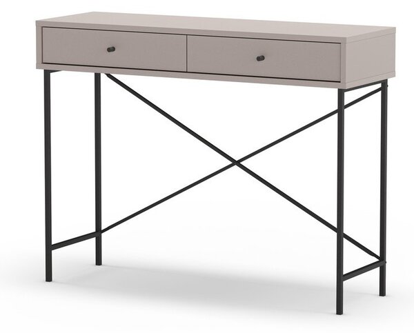 Šedobéžový konzolový stolek 35x110 cm Titan – Marckeric