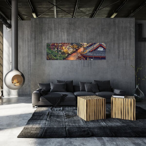 Obraz - Qintai Road, Čcheng-tu, Čína (170x50 cm)