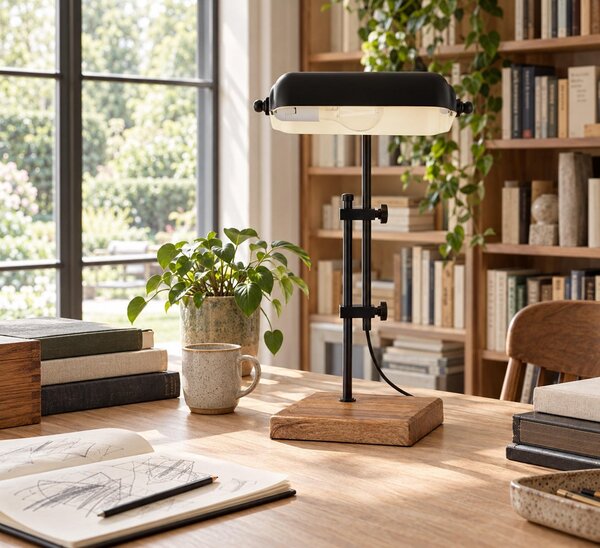 STOLNÍ LAMPA, 26,5/18,2/50 cm Globo - Online Only svítidla, Online Only