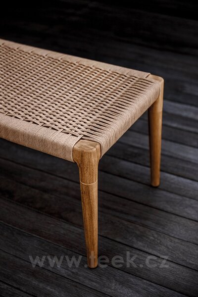Gloster Teaková jídelní lavice Lima, Gloster, 159x48x44 cm, teak