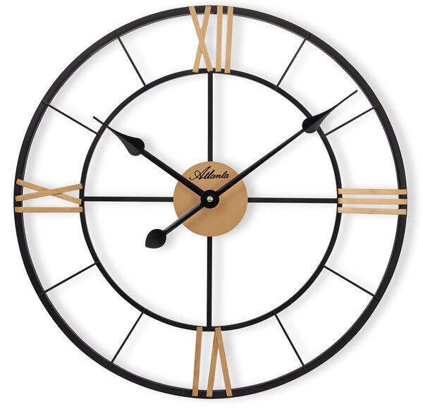 Designové nástěnné hodiny AT4567 Atlanta 50cm