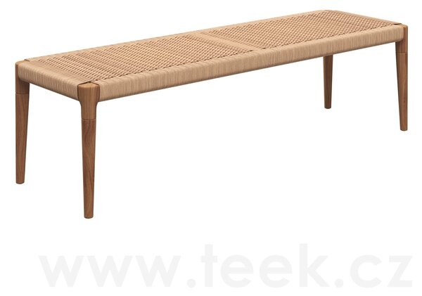 Gloster Teaková jídelní lavice Lima, Gloster, 159x48x44 cm, teak