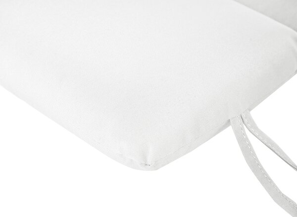 Polstr na zahradní lehátko BRESCIA PREMIUM 180 x 60 cm Krémově bílá