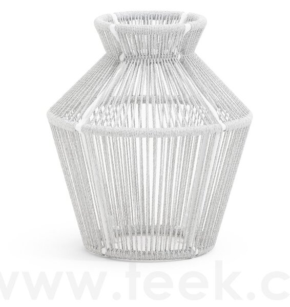 Varaschin Venkovní LED lampa Cricket, Varaschin, 51x58 cm, rám hliník, výplet lanko, barevné provedení dle vzorníku