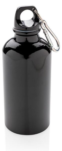 Outdoorová lahev s karabinou 400 ml, XD Design, černá