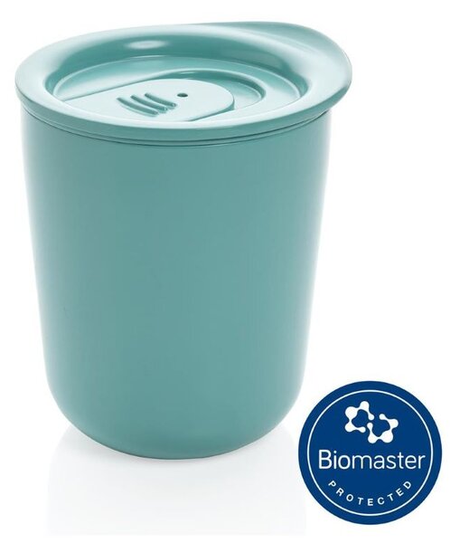 Minimalistický termohrnek s ochranou Biomaster 250 ml, XD Design, tyrkysový