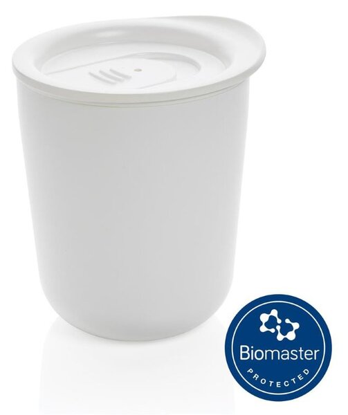 Minimalistický termohrnek s ochranou Biomaster 250 ml, XD Design, bílý