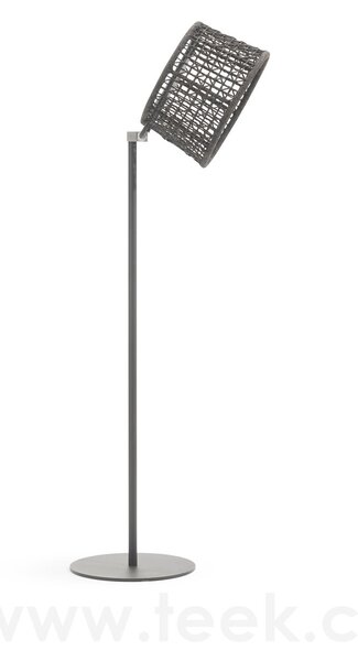 Varaschin Venkovní stojící lampa LED nastavitelná Emma, Varaschin, rám hliník, výplet lanko, barvy dle vzorníku