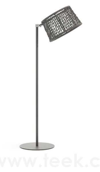Varaschin Venkovní stojící lampa LED nastavitelná Emma, Varaschin, rám hliník, výplet lanko, barvy dle vzorníku