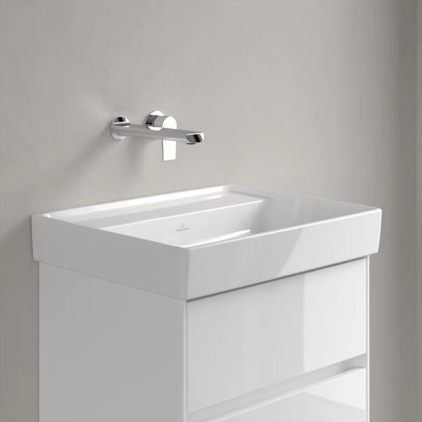 Villeroy & Boch fienro umyvadlo 55x44 cm obdélníkový klasický-nábytkový bílá lesk 4A3358R1