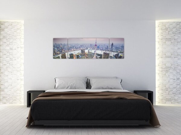 Obraz - Shanghai, Čína (170x50 cm)