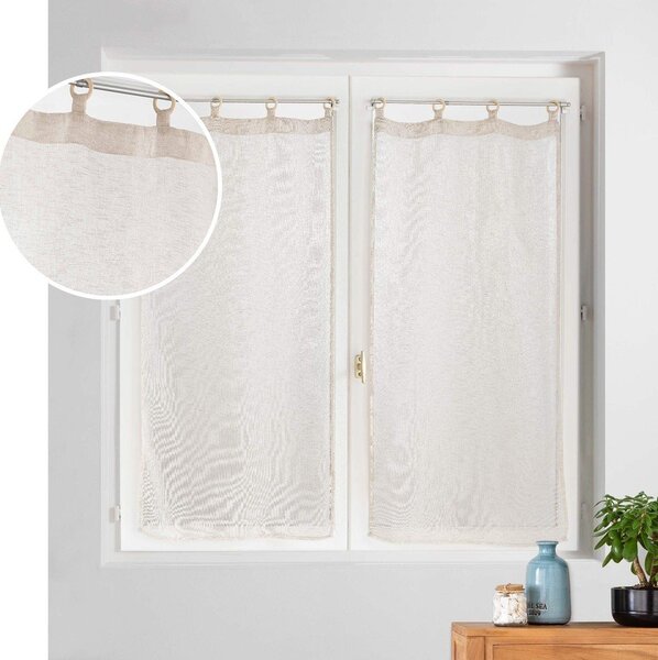 Béžové záclony v sadě 2 ks 60x120 cm Minalisa – douceur d'intérieur
